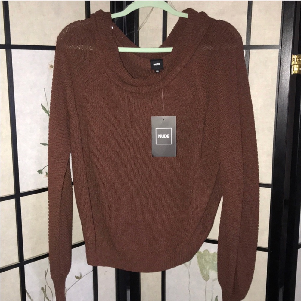 Brown sweater